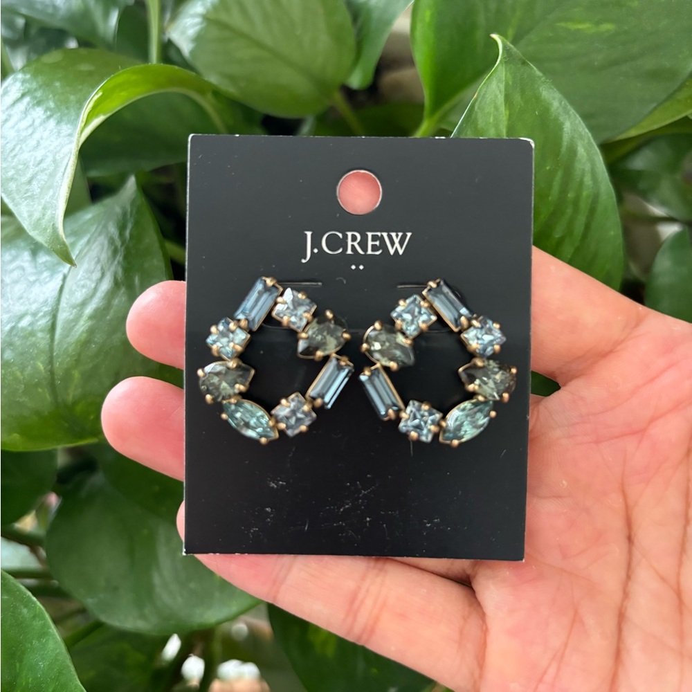 J Crew Crystal Earrings